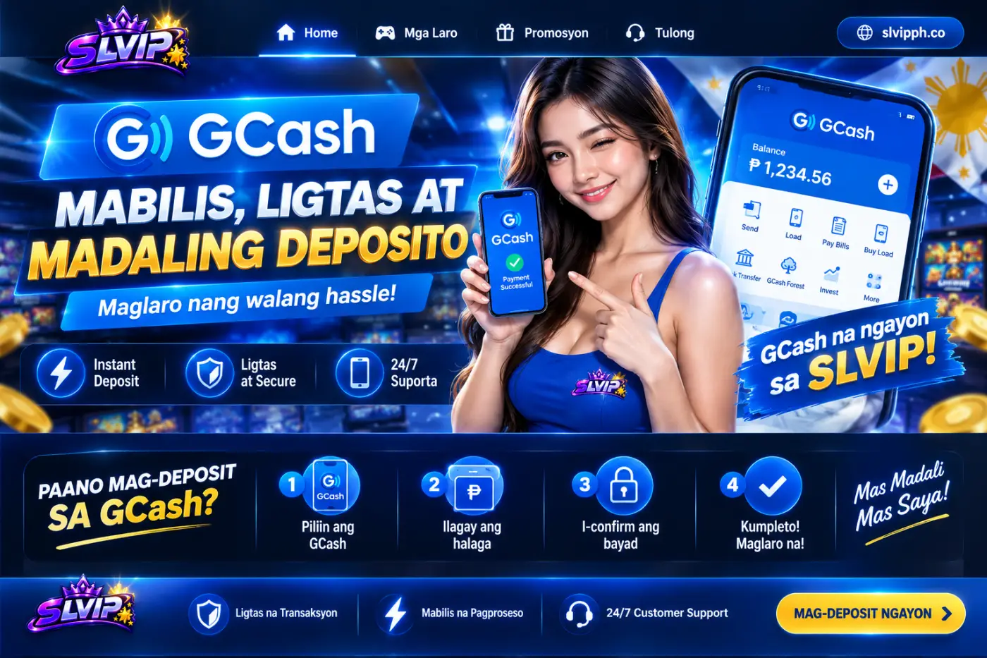 SLVIP GCash Philippines payment information