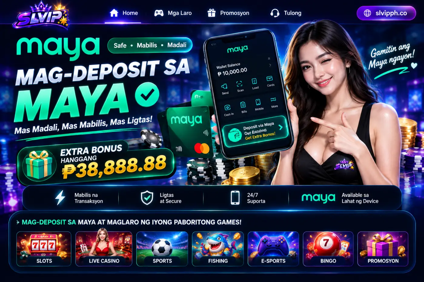 SLVIP Maya Philippines payment information