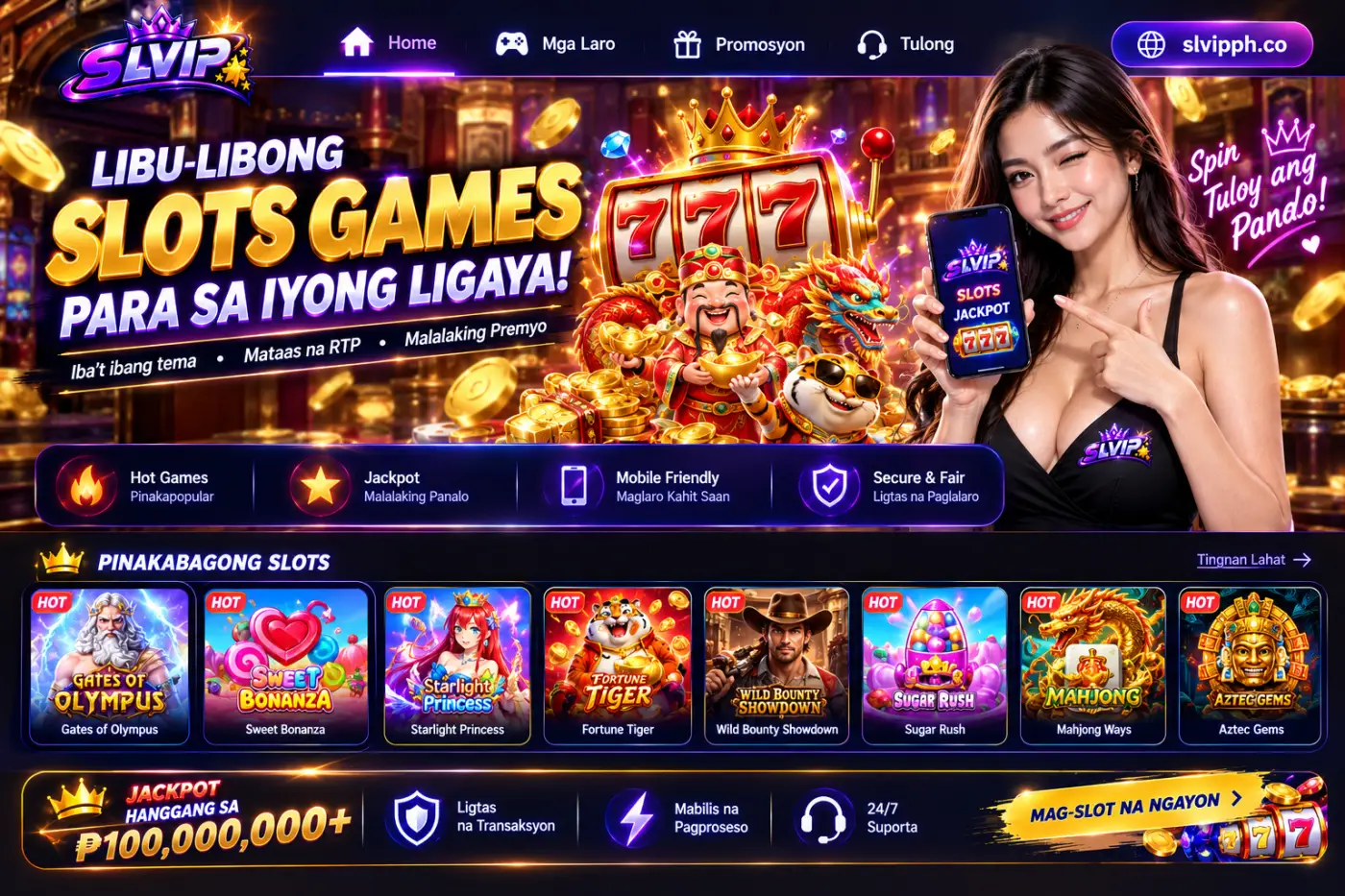 SLVIP Slots game category